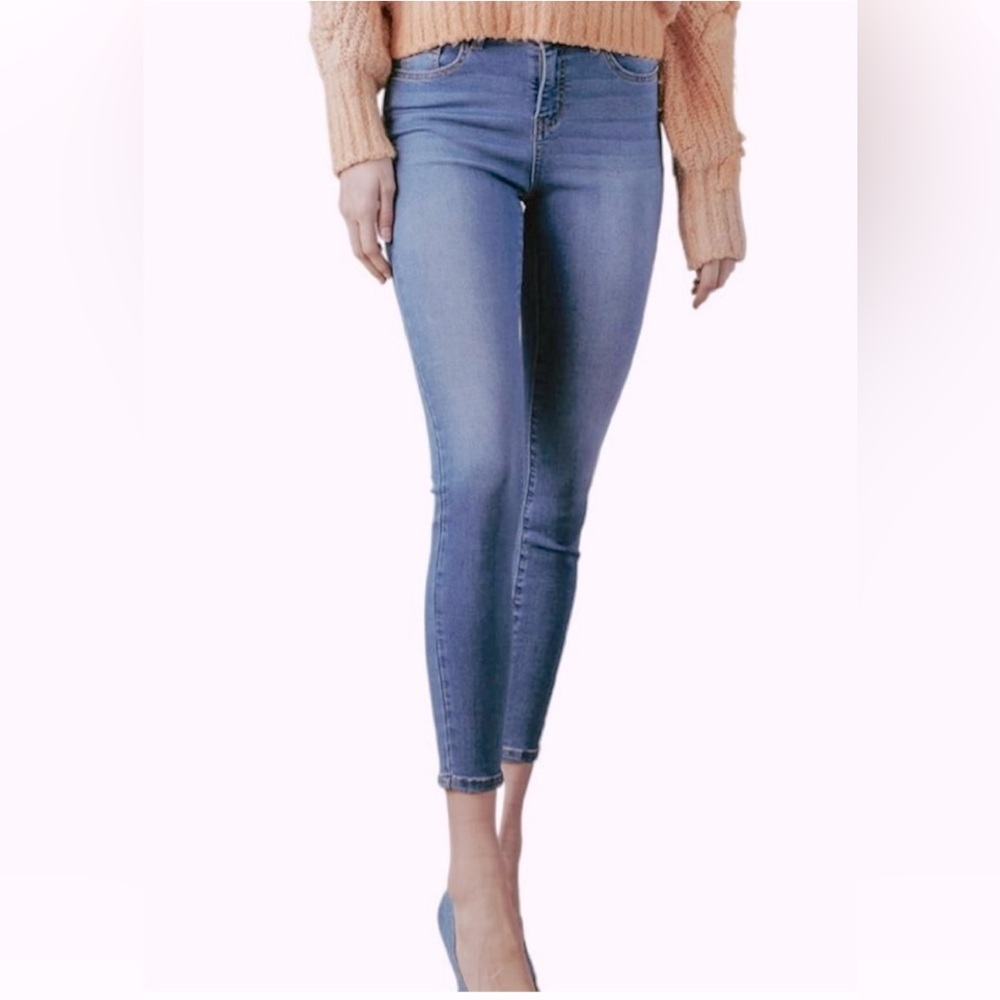 ENJEAN DENIM Co. size 5 Butt Lift light wash skinny jeans